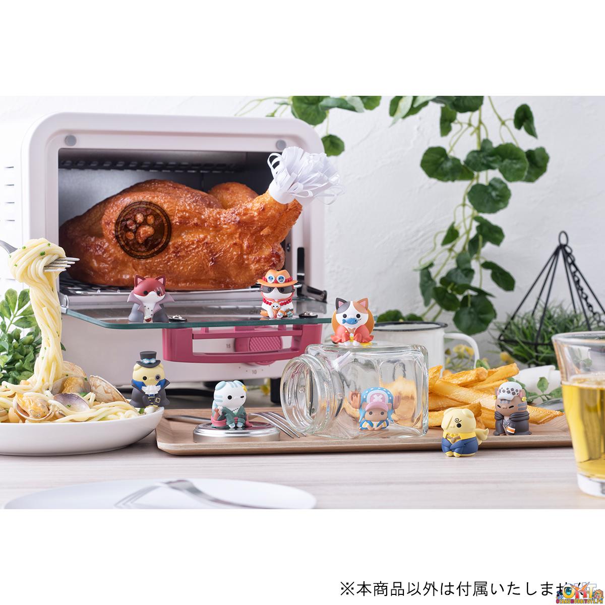 Megahouse MEGA CAT PROJECT One Piece Nyan Piece Meow! I'll Become the Pirate King, Meow! (set of 8)【with gift】