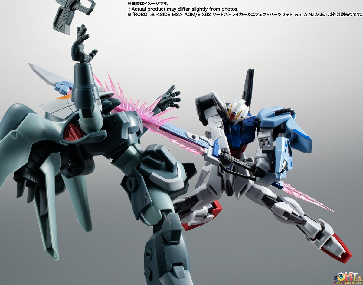THE ROBOT SPIRITS AQM/E-X02 SWORD STRIKER ＆ EFFECT PARTS SET ver