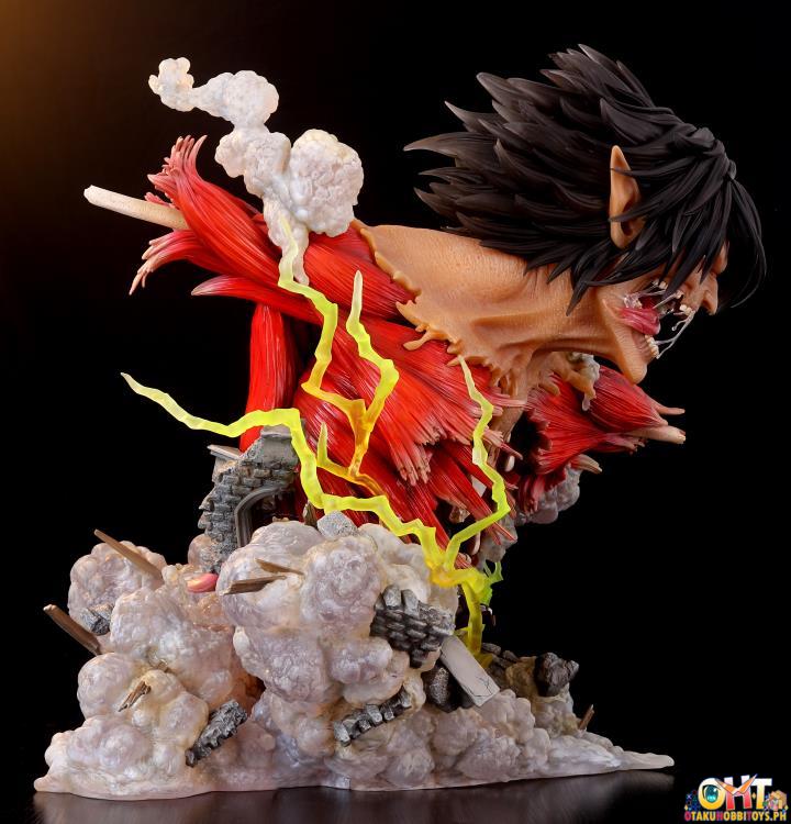 Kinetiquettes Attack on Titan 1/10 Eren Yeager Attack Titan Scale Diorama