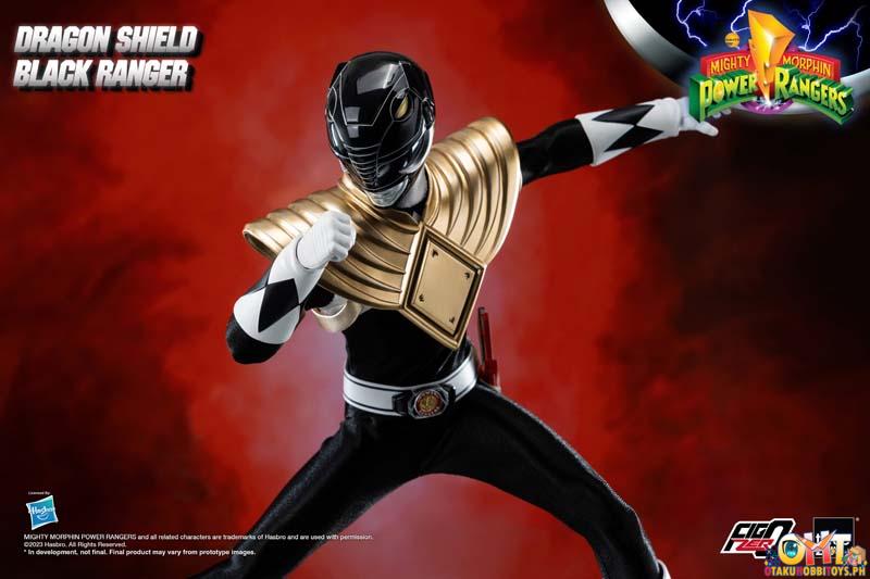 Threezero Mighty Morphin Power Rangers FigZero 1/6 Dragon Shield Black Ranger (US Ver.)