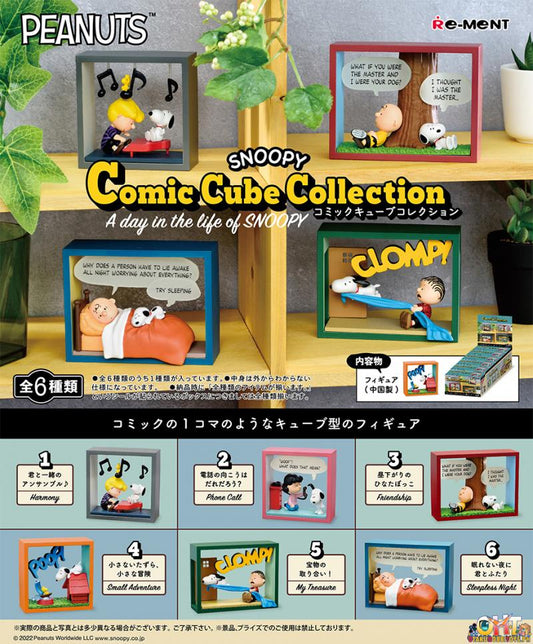 [RE-OFFER] Re-Ment Snoopy Comic Cube Collection ~ One day in the life of Snoopy [Box of 6]