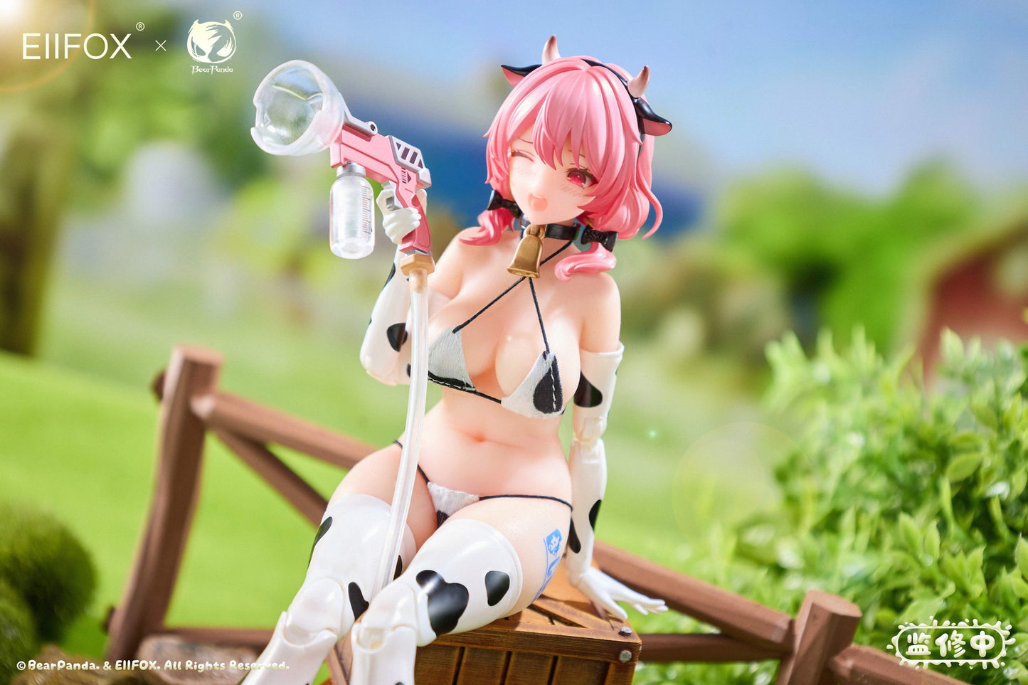 BearPanda Eiifox & BearPanda Nyuugyuu MOMO 1/8 Complete Model Action Figure