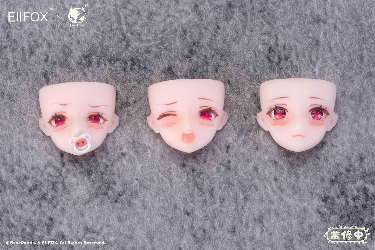 BearPanda Eiifox & BearPanda Nyuugyuu MOMO 1/8 Complete Model Action Figure