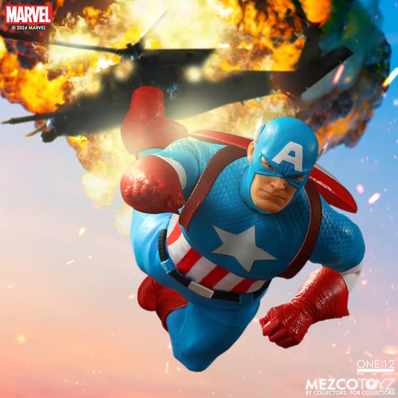 Mezco One:12 Collective Captain America – Silver Age Edition
