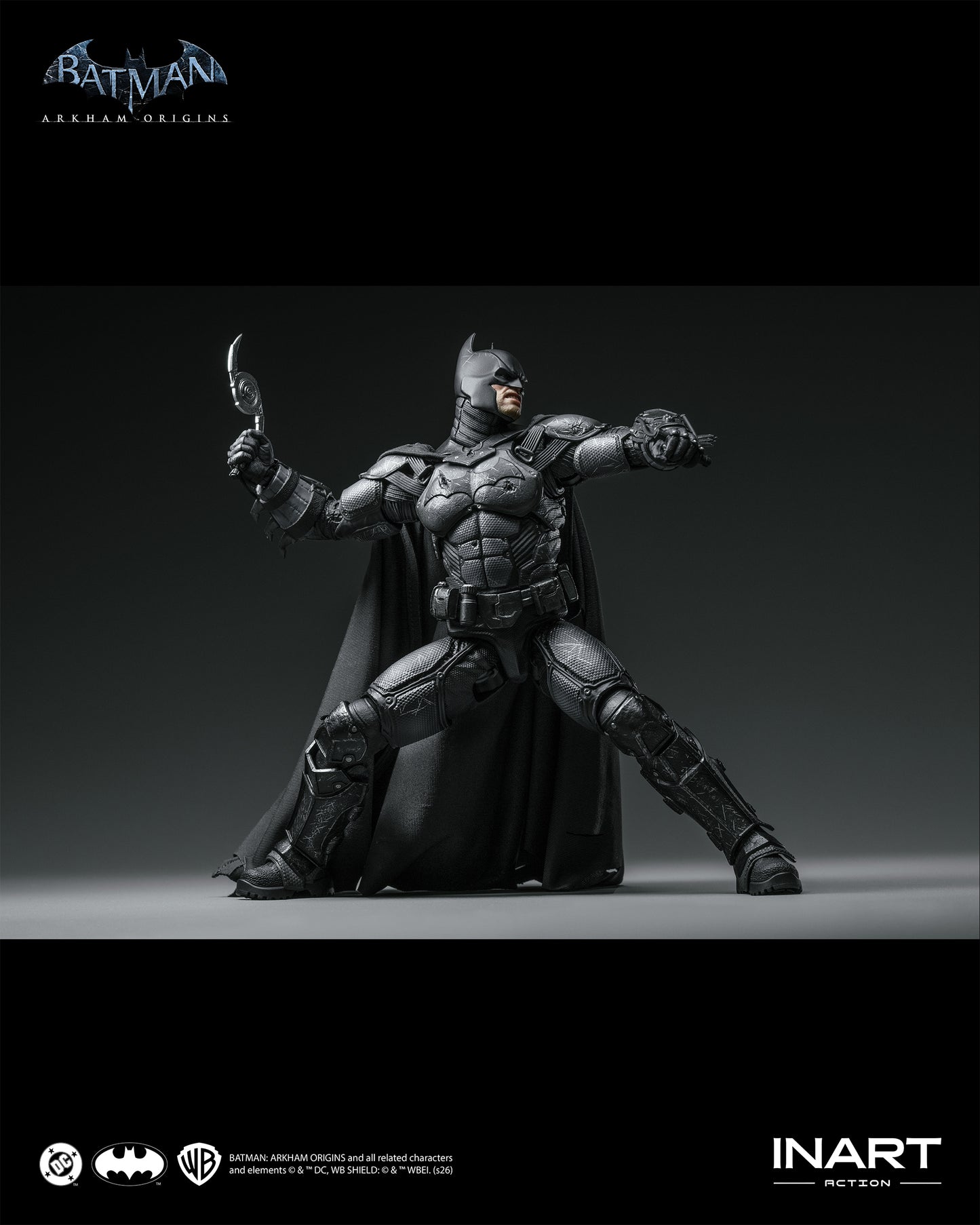 INART Action Batman: Arkham Origins Batman (Battle Damaged Version) Action Figure