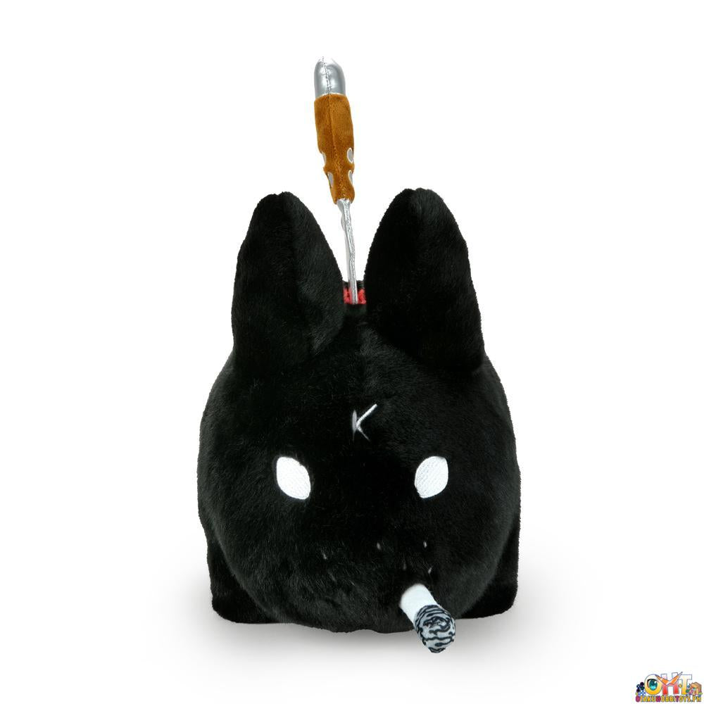 kidrobot Backstab Smorkin Labbit 14" Plush by Frank Kozik - Black Edition