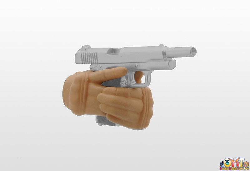 TOMYTEC Little Armory LAOP06: figma Tactical Gloves 2 - Handgun Set (Tan)