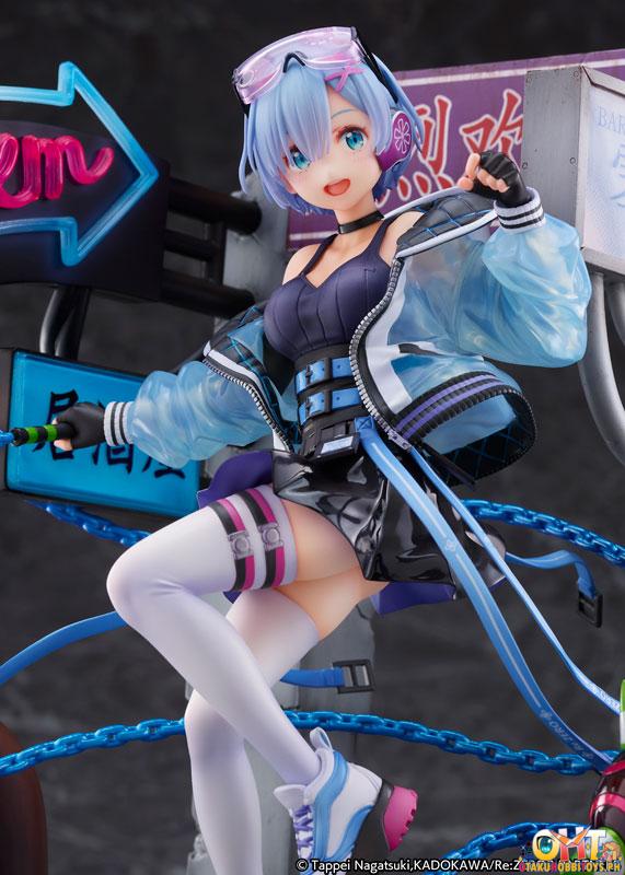 eStream Shibuya Scramble Figure 1/7 Rem Neon City Ver. - Re:ZERO