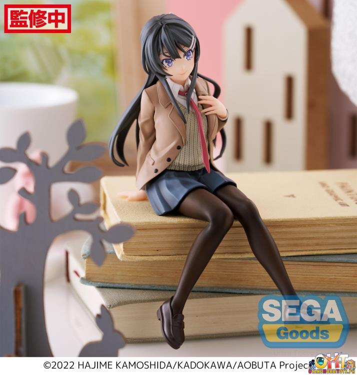 Sega Rascal Does Not Dream of a Knapsack Kid PM Perching Figure Mai Sakurajima