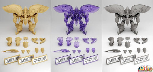 Bandai GUNDAM ARTIFACT Mass-Produced Qubeley - Qubeley Compatible 3 Pieces Set W/o Gum