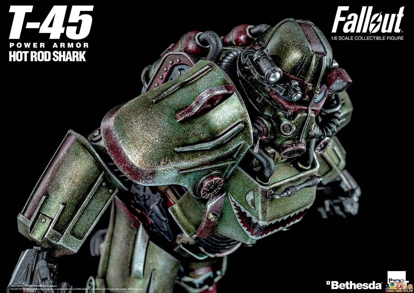 Threezero 1/6 T-45 Hot Rod Shark Armor Pack - Fallout