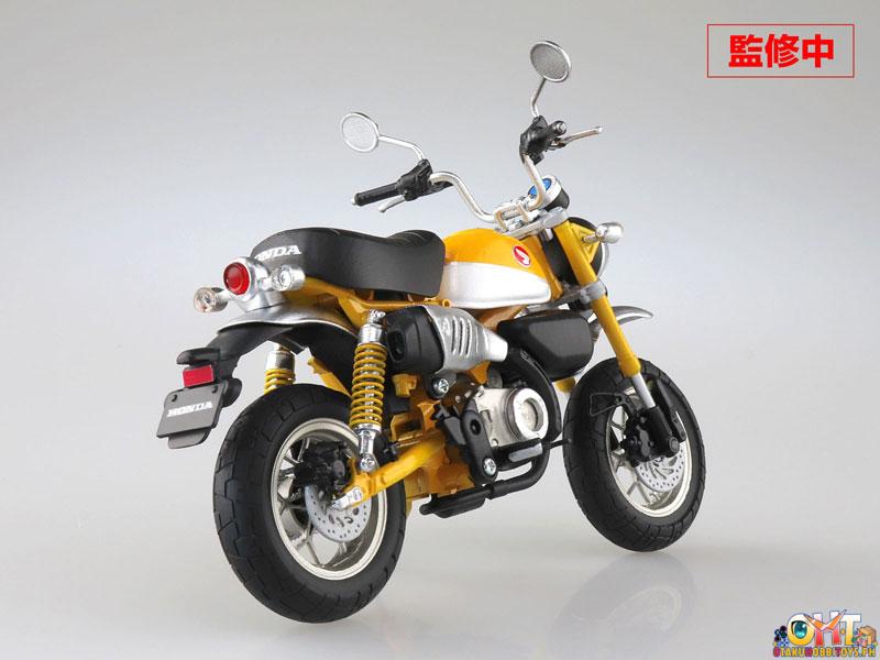 Aoshima 1/12 Honda Monkey125 Pearl Nebula Red / Pearl Glittering Blue / Banana Yellow