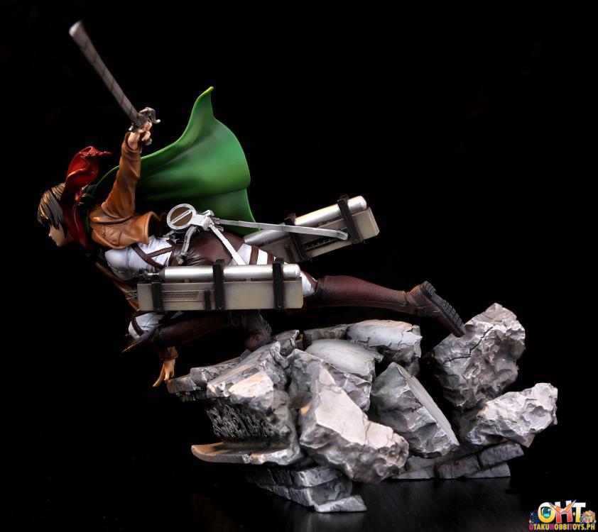 Kinetiquettes Attack on Titan 1/10 Mikasa Ackerman Scale Diorama