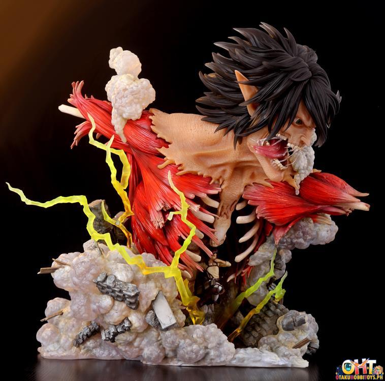 Kinetiquettes Attack on Titan 1/10 Eren Yeager Attack Titan Scale Diorama