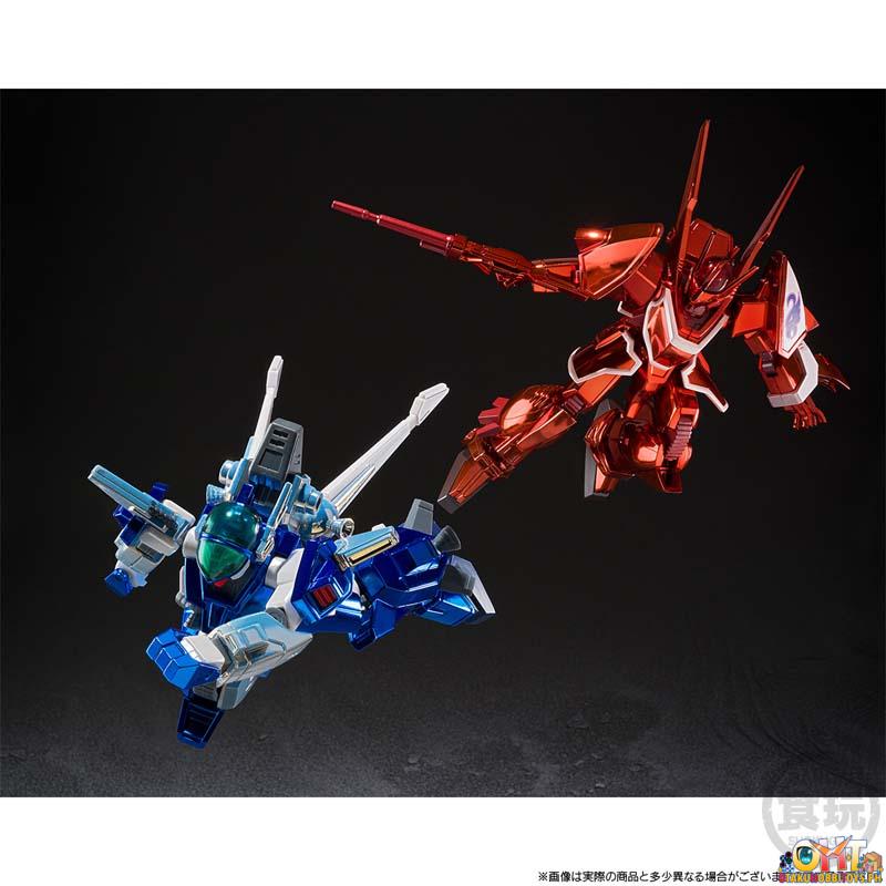 Bandai SMP [SHOKUGAN MODELING PROJECT] BLUE COMET SPT LAYZNER NEW LAYZNER & ZAKAAL DISTORTED SPACE Set W/o Gum