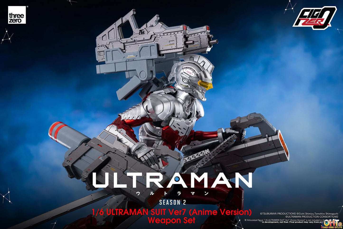 Threezero FigZero 1/6 ULTRAMAN SUIT Ver7 (Anime Version) Weapon Set