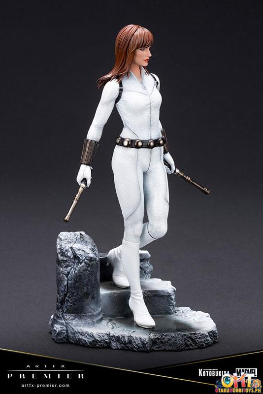 Kotobukiya ARTFX Premier Statue 1/10 Black Widow White Costume Limited Edition - MARVEL UNIVERSE