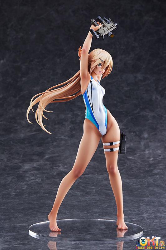 Amakuni ARMS NOTE 1/7 Kouhai-chan of the Swimming Club Blue Line Swimsuit Ver.