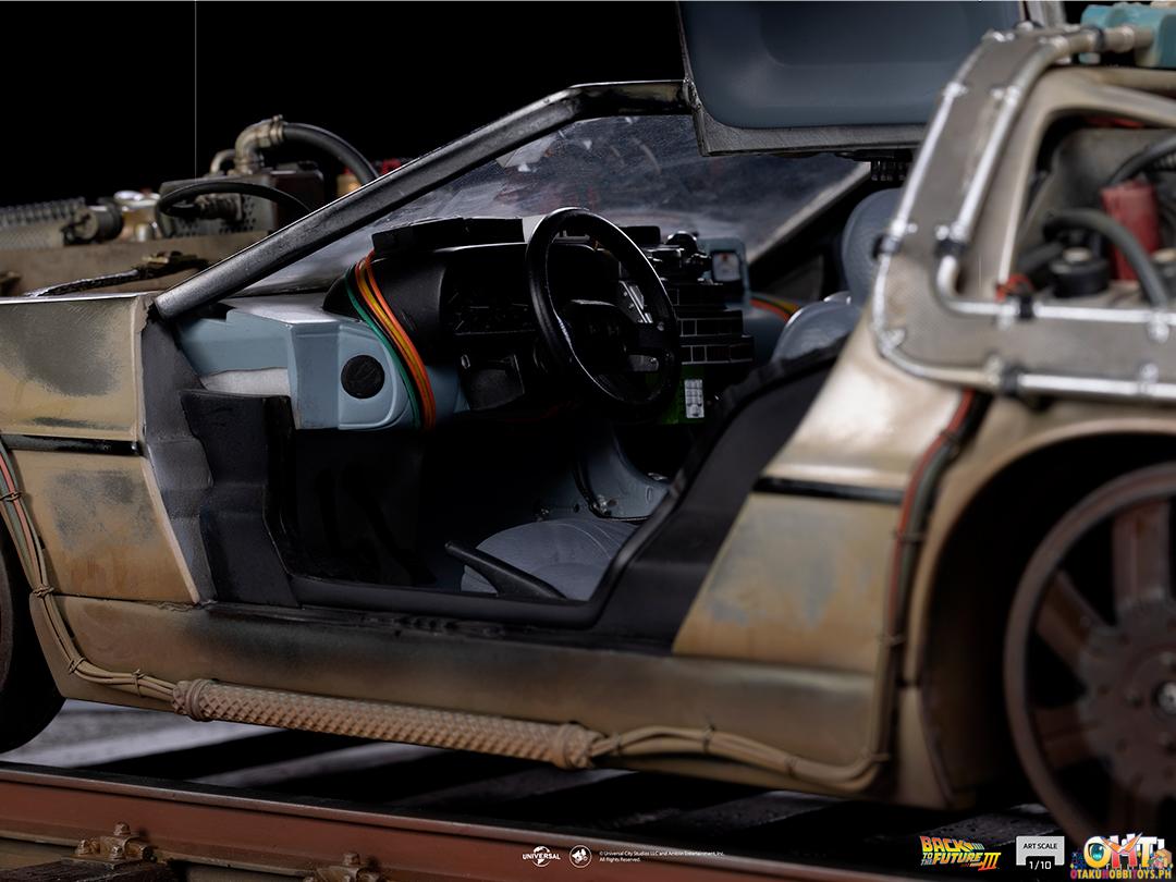 Iron Studios Back to the Future Part III 1/10 DeLorean III Art Scale