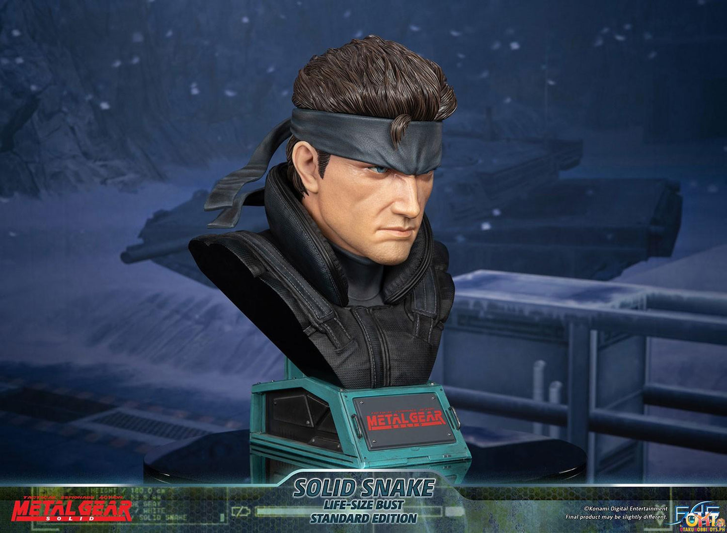 First4Figures Metal Gear Solid - Solid Snake Life-Size Bust [Standard Edition LSB]