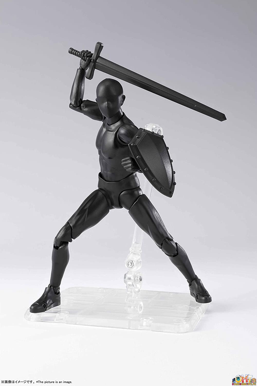 S.H.Figuarts Body-kun DX Set 2 (Solid Black Color Ver.)