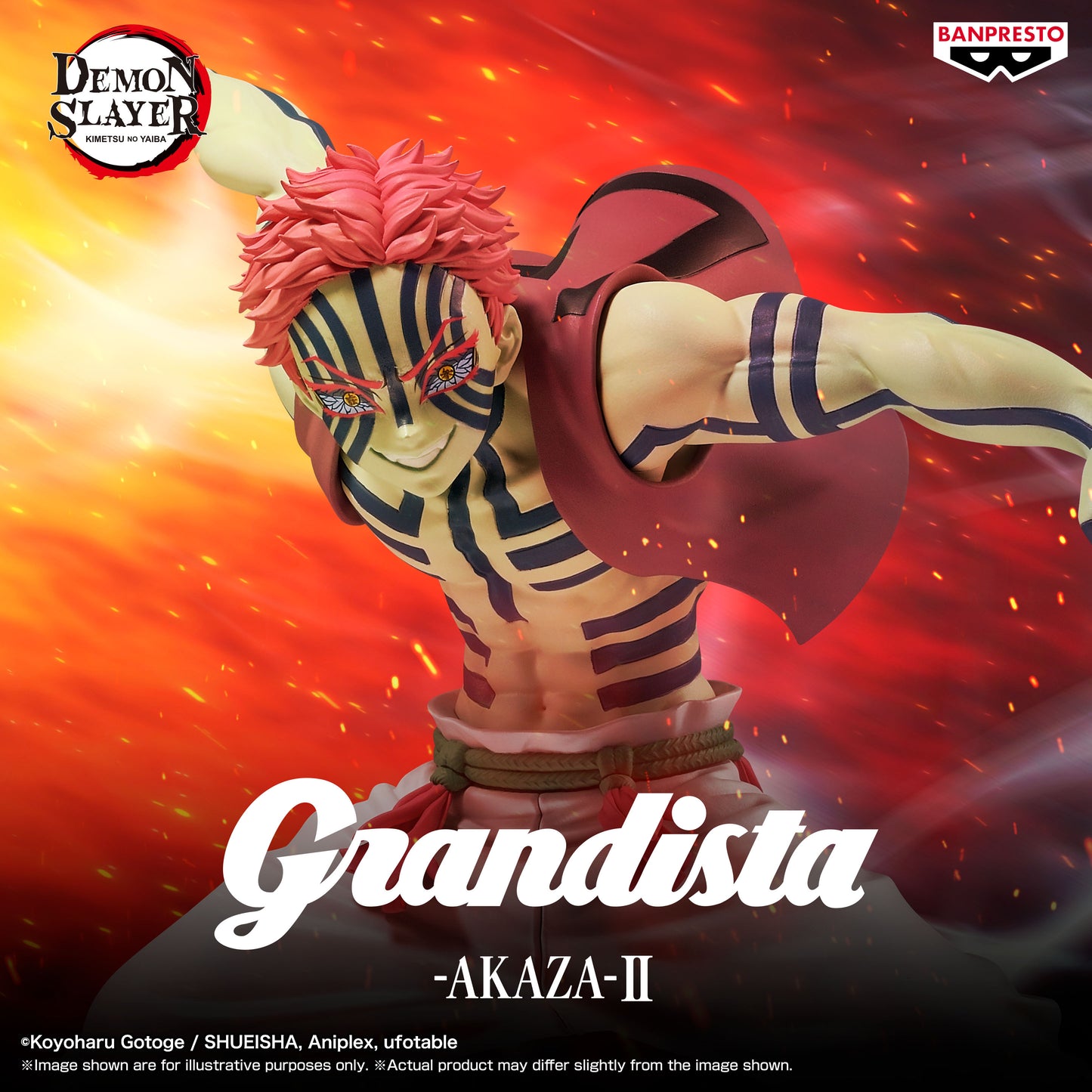 Banpresto Demon Slayer: Kimetsu No Yaiba Grandista-akaza-ii