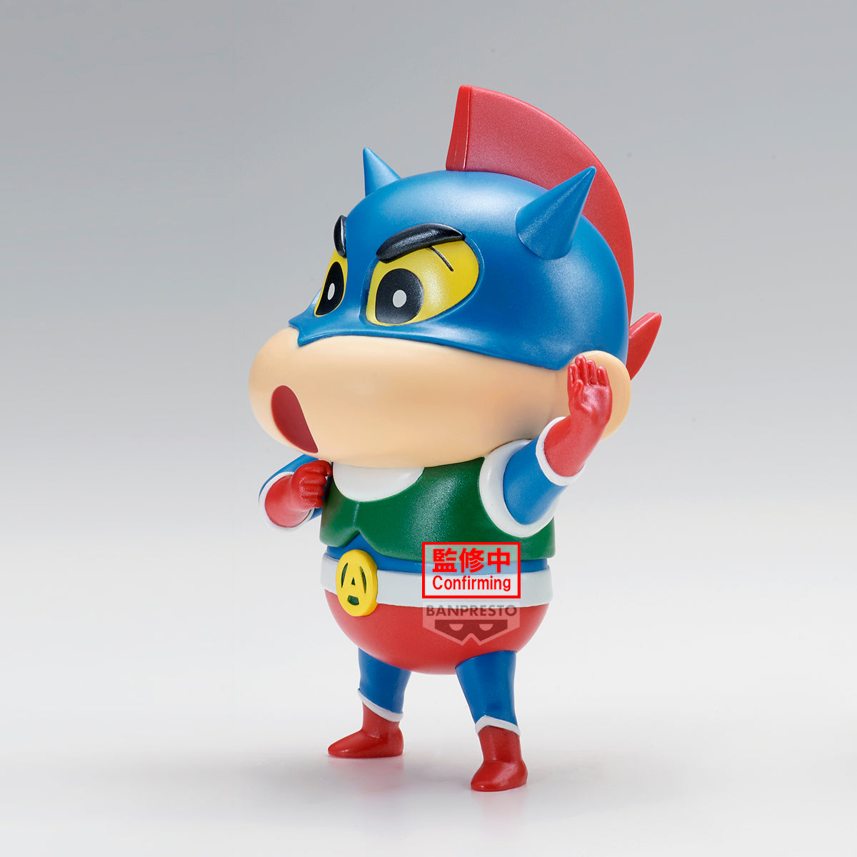 Banpresto Crayon Shinchan Cosplay Shinchan Figure action Kamen Shinchan & Paper Robot Shinchan special Color Ver.(a:action Kamen Shinchan)