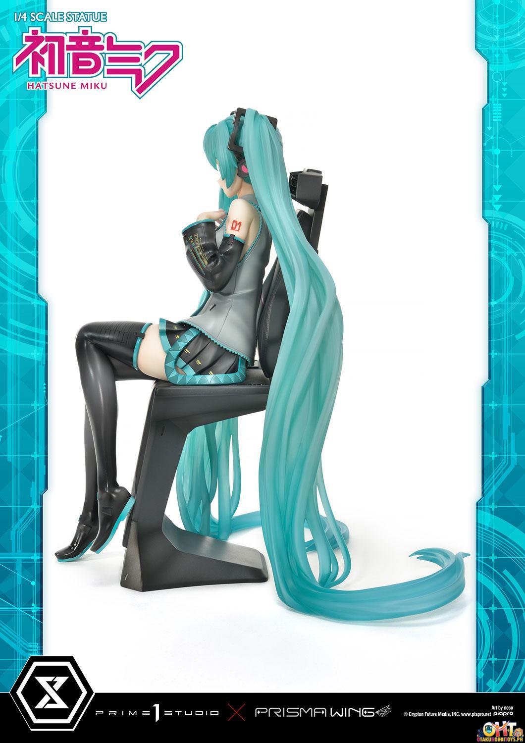 PRISMA WING Piapro Characters 1/4 Hatsune Miku "Art by neco" Scale Statue Bonus Version PWPCL-07S