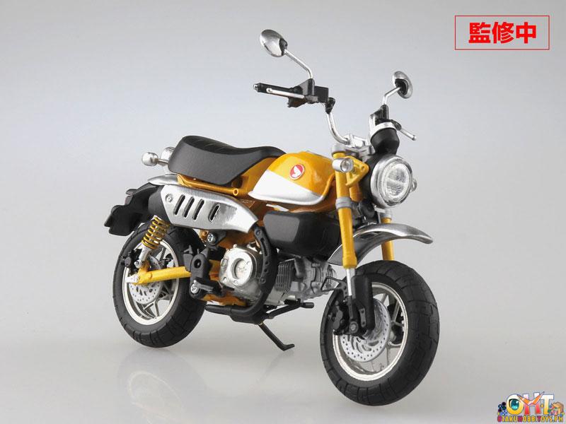 Aoshima 1/12 Honda Monkey125 Pearl Nebula Red / Pearl Glittering Blue / Banana Yellow