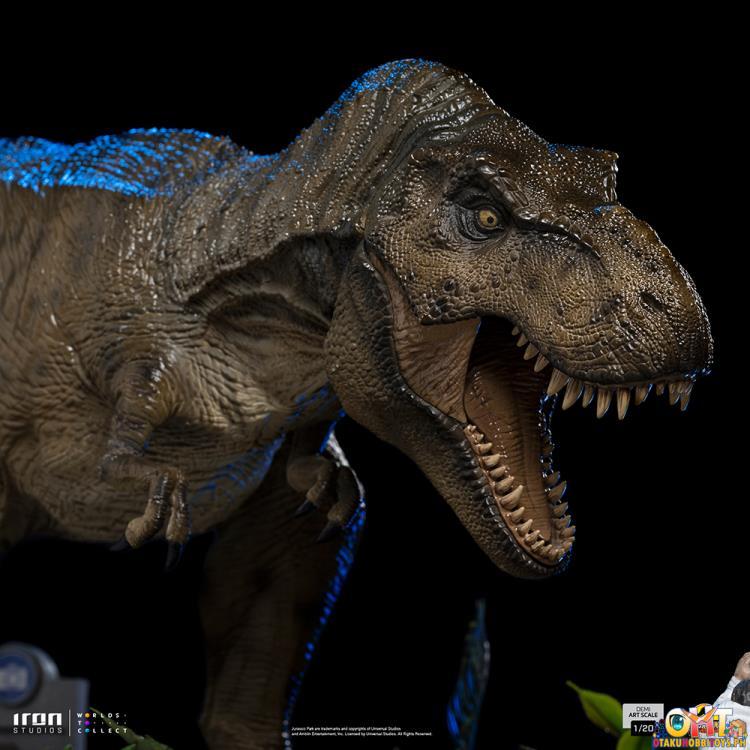 Iron Studios Jurassic Park 1/20 Rex and Donald Gennaro Demi Art Scale