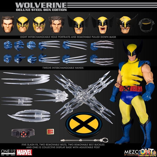 Mezco One:12 Collective Wolverine Deluxe Steel Box Edition