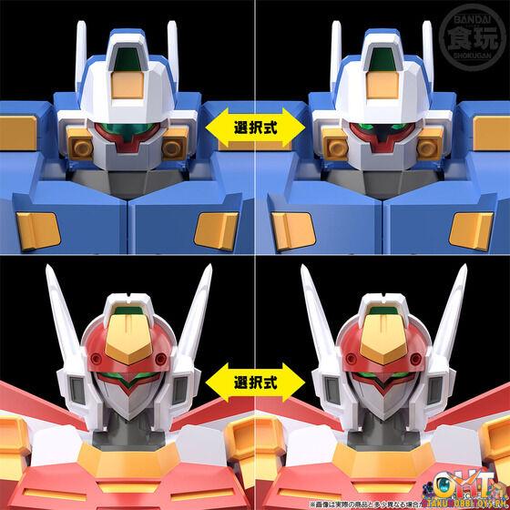 Bandai SMP [SHOKUGAN MODELING PROJECT] Super Robot Wars OG R-2 Powered & R-3 Powered W/o Gum