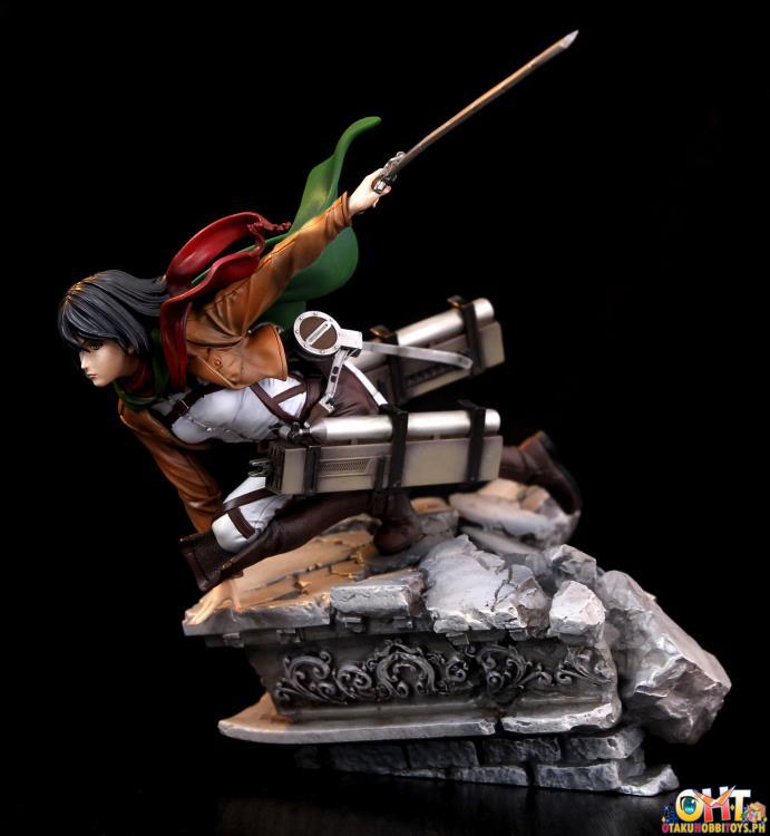 Kinetiquettes Attack on Titan 1/10 Mikasa Ackerman Scale Diorama