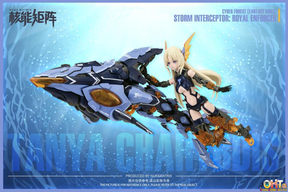 NUKE MATRIX Cyber Forest Fantasy Girls 1/12 Siren Storm Interceptor: Royal Enforcer