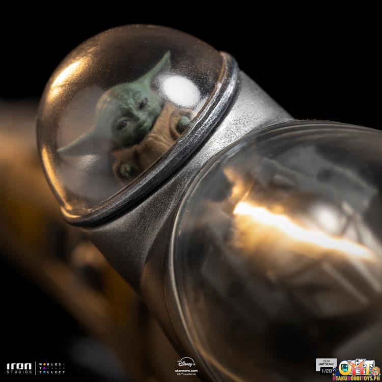 Iron Studios Star Wars: The Book of Boba Fett 1/20 Mando's N-1 Starfighter Demi Art Scale