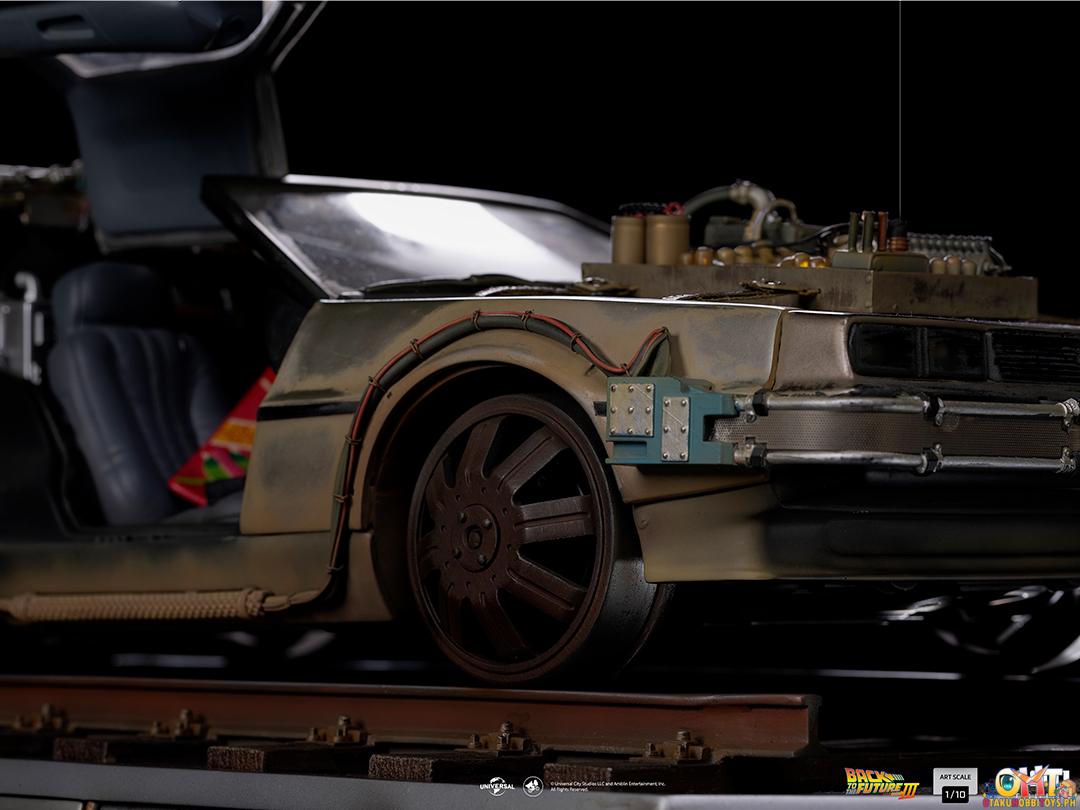Iron Studios Back to the Future Part III 1/10 DeLorean III Art Scale