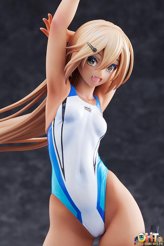 Amakuni ARMS NOTE 1/7 Kouhai-chan of the Swimming Club Blue Line Swimsuit Ver.
