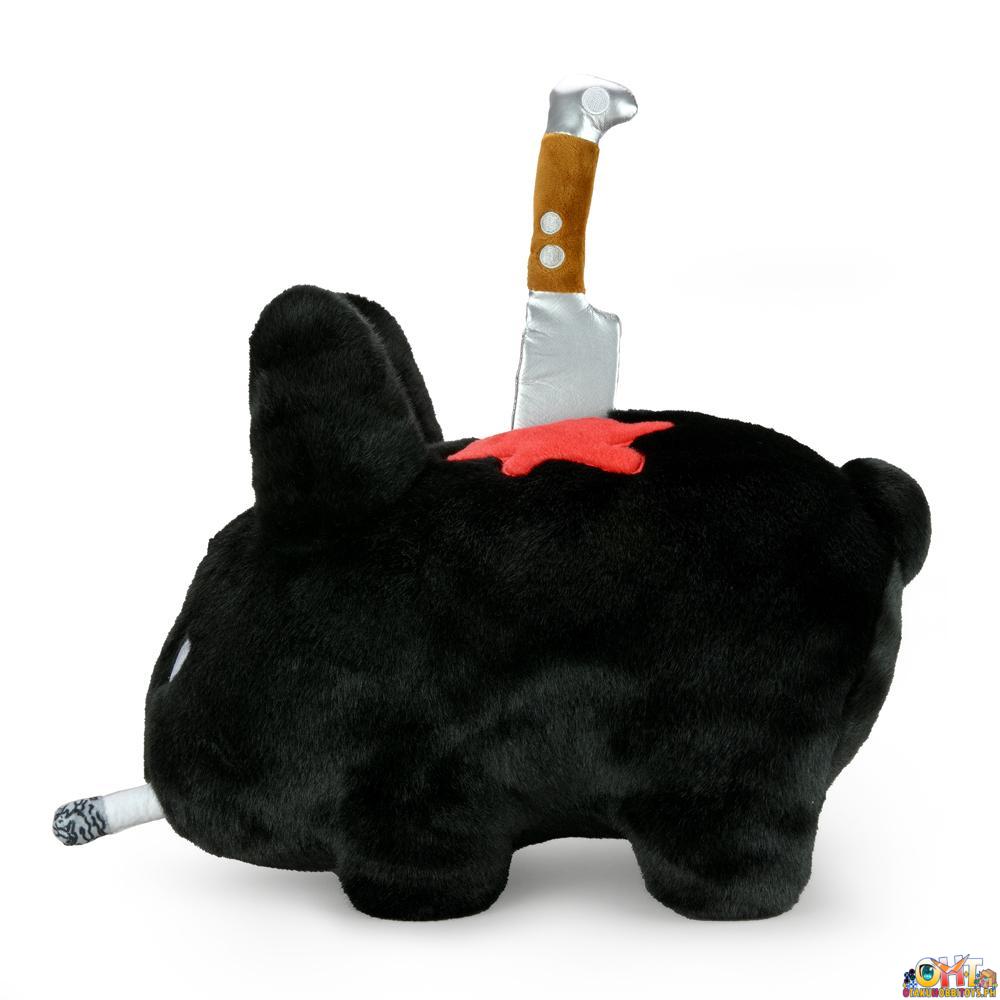 kidrobot Backstab Smorkin Labbit 14" Plush by Frank Kozik - Black Edition