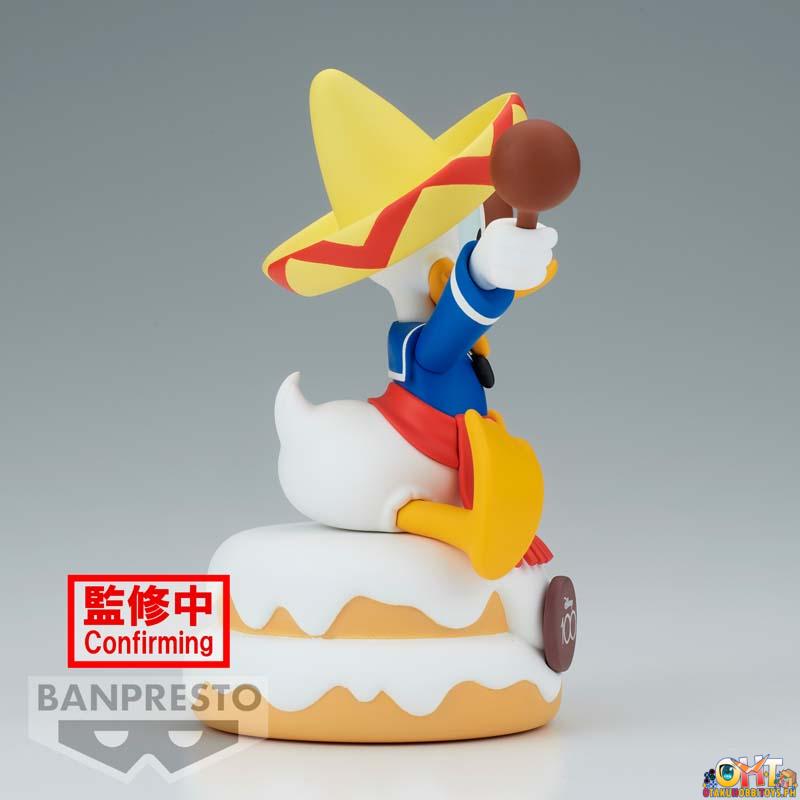 Banpresto Disney Characters Sofubi Figure Donald Duck Disney100TH Anniversary Ver.