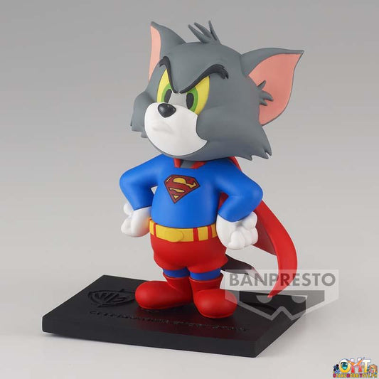 Banpresto Tom And Jerry Figure Collection TOM and JERRY as SUPERMAN WB100TH Anniversary Ver. (A:TOM)
