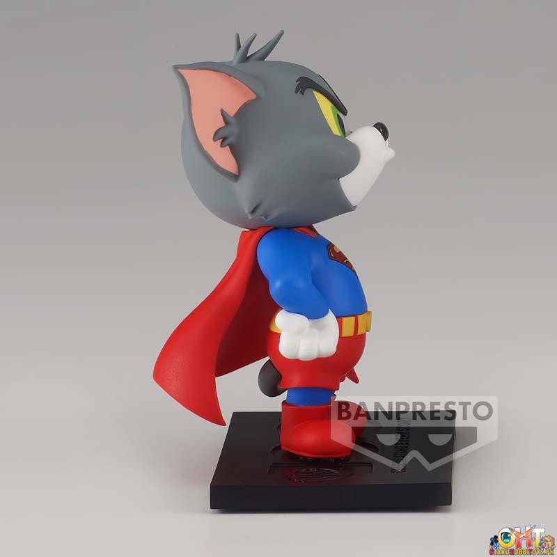 Banpresto Tom And Jerry Figure Collection TOM and JERRY as SUPERMAN WB100TH Anniversary Ver. (A:TOM)
