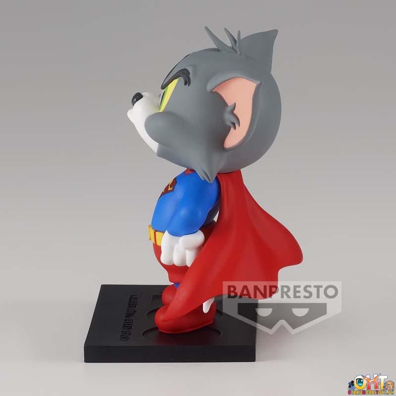 Banpresto Tom And Jerry Figure Collection TOM and JERRY as SUPERMAN WB100TH Anniversary Ver. (A:TOM)