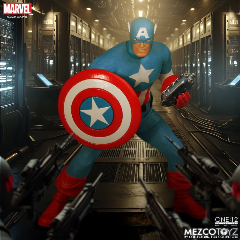 Mezco One:12 Collective Captain America – Silver Age Edition