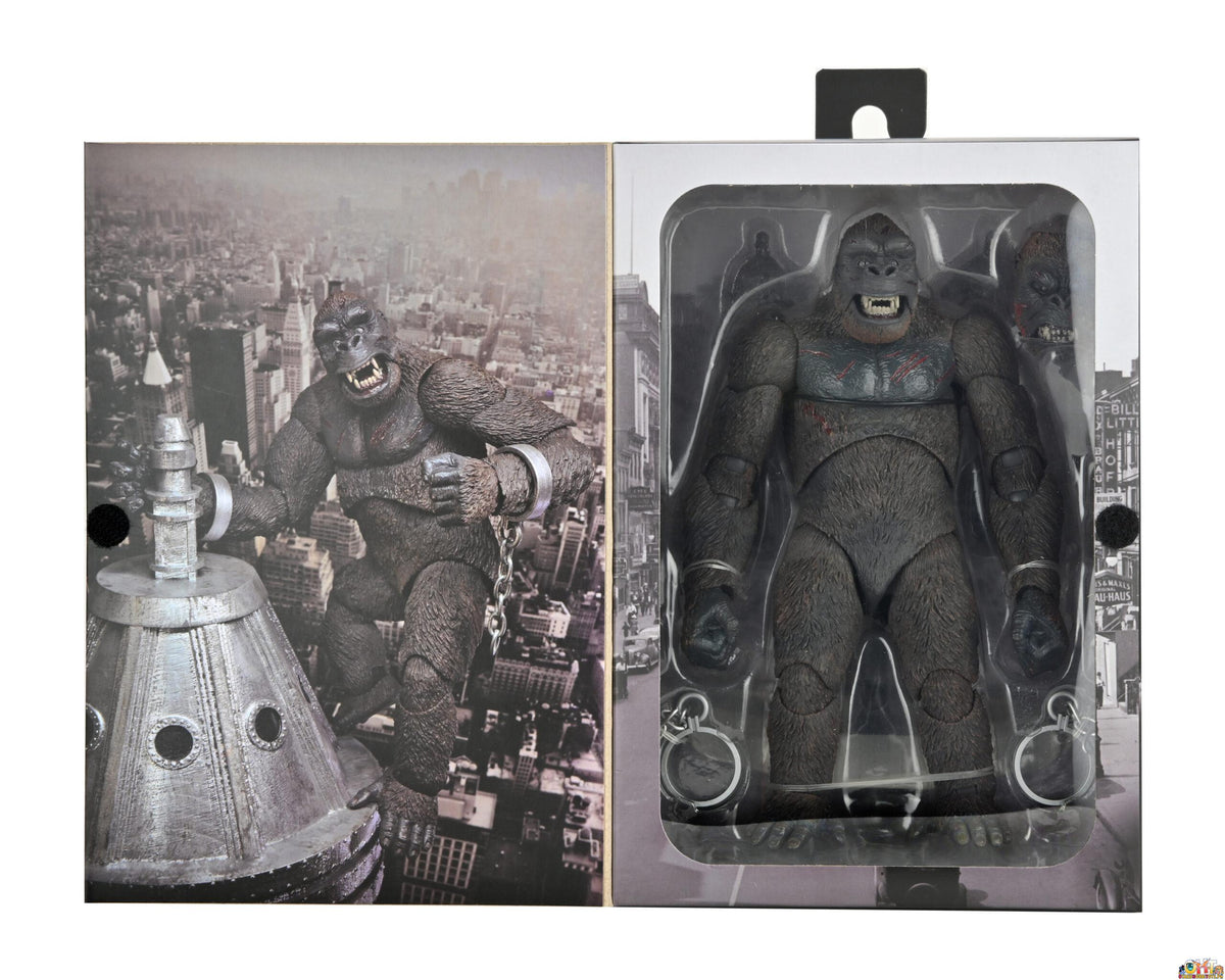 NECA 7” Scale Action Figure Ultimate King Kong - King Kong (Concrete Jungle)