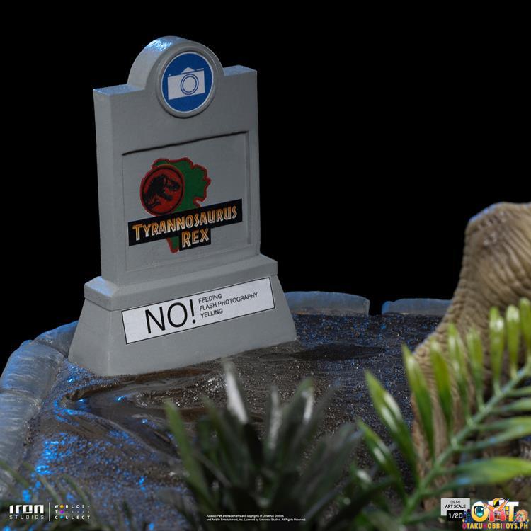 Iron Studios Jurassic Park 1/20 Rex and Donald Gennaro Demi Art Scale