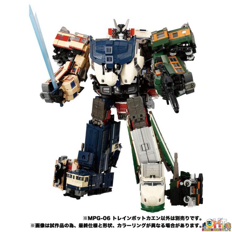 Takara Tomy Transformer Masterpiece MPG-06S Trainbots Kaen Raiden Box Set