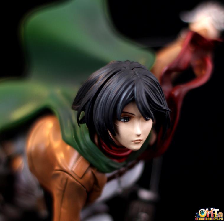 Kinetiquettes Attack on Titan 1/10 Mikasa Ackerman Scale Diorama