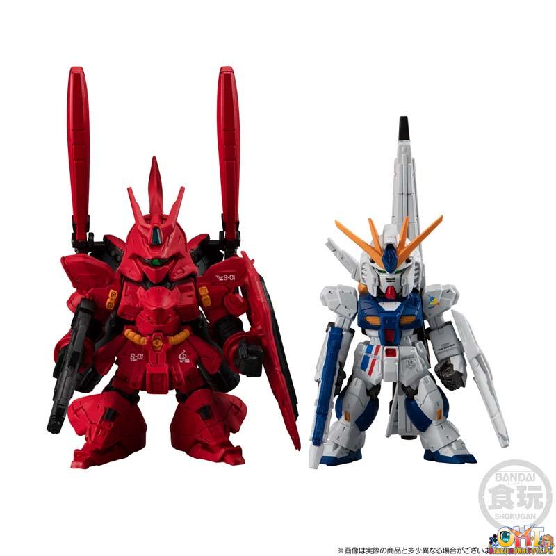 Bandai FW Gundam Converge Core RX-93ff ν GUNDAM & MSN-04FF SAZABI Set W/o Gum