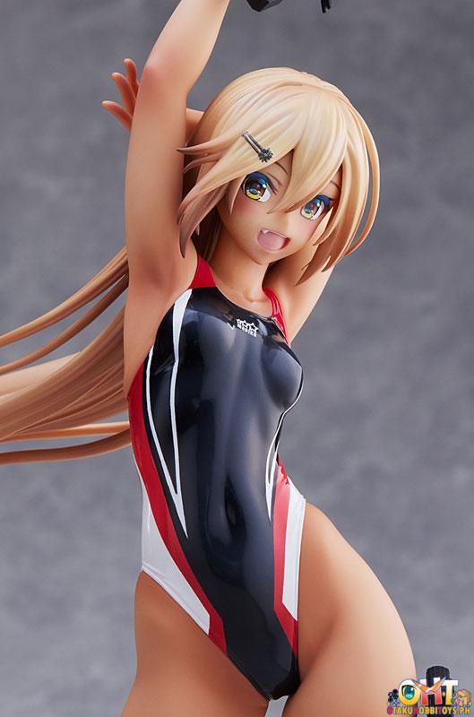 Amakuni ARMS NOTE 1/7 Kouhai-chan of the Swimming Club Red Line Swimsuit Ver.