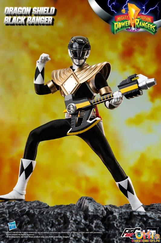 Threezero Mighty Morphin Power Rangers FigZero 1/6 Dragon Shield Black Ranger (US Ver.)